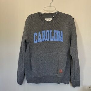 Pressbox Gray Crewneck Sweater Carolina Tar Heels